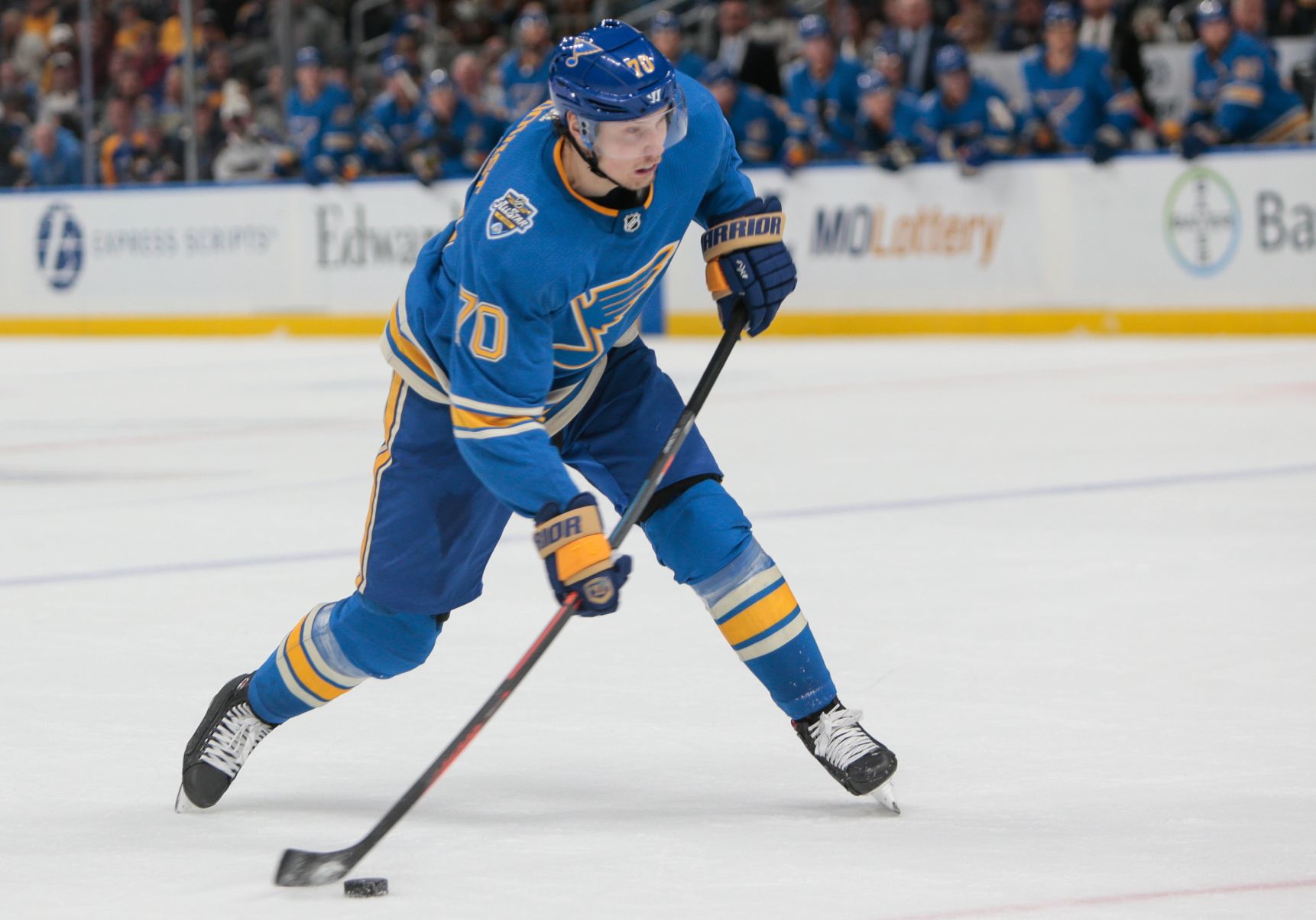 Blues take on Predators at the Enterprise Center